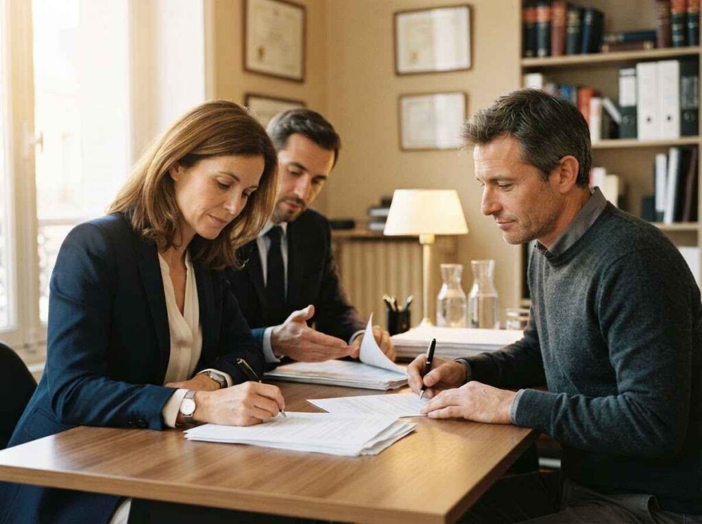 Qui intervient dans un divorce amiable sans juge